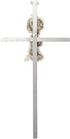 Praying Little Girl Pink 6 Inch Metal Hanging Wall Cross...