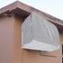 Air Conditioner Cover, Outdoor Rectangle Anti-Snow Waterproof Home Use - Silver (Size: 37x15.7x28.7inch)...