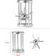 4 pcs Metal Puzzle IQ Test Puzzle Brain Teaser Metal Wire Puzzles Mind Game Educational Toys High Difficulty Disentanglement Unlock Interlock Game...