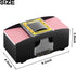 Nileole 2 Decks Automatic Card Shuffler, USB-C/Battery-Powered Shuffler for UNO, Phase10, Texas Hold'em, Poker, Home Card Games, Blackjack, Party ...