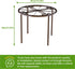 1 PCS Plant Stand,-Heavy Duty Metal Stand Decorates Plants, Anti-Rust Flower Pot Stand, Round Plant Rack for Room Indoor and Outdoor Courtyard,Gar...