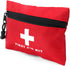 Red First Aid Bag Empty First Aid Kit Empty Waterproof First Aid Pouch Small Mini for First Aid Kits Pack Emergency Hiking Backpacking Camping Tra...