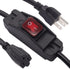 TWTADE 3 Prong Extension Cord with Waterproof Inline Switch On/Off 14AWG 1.5FT Outlets Power Cords Heavy Duty Extension Cord 30A 125V/15A 250V AC ...