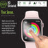 IQShield Screen Protector Compatible with Apple Watch Series 9/8/7 (45mm)(6-Pack) Anti-Bubble Clear TPU Film...