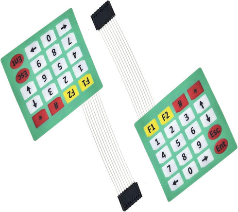 2PCS 4x5 Matrix Extension Keyboard 20 Key Membrane Switch Keypad Keyboard...