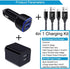 USB Charger for Samsung Galaxy S24 A10E A50 A70 A80 Note 20 Ultra S23 S22 S21 S20 FE S10E S9 A15 A03s A04s A14 A13 A12 A53 A54 A51 A11 A21, Car Ad...