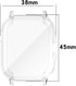 Cases Compatible with Amazfit GTS 2/GTS 2e Smartwatch Men Women Watch Case Soft TPU Shockproof Bumper Cover Screen Protector Case for Amazfit GTS ...