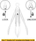 Mini Tongs with Silicone Tips 7-Inch Kids Serving Tongs, Set of 3 (White)...