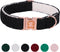 MR. CHUBBYFACE Winter Dog Collar Adjustable Christmas Pet Collar Black Fleece Dog Collar for Small Medium Large Dogs...