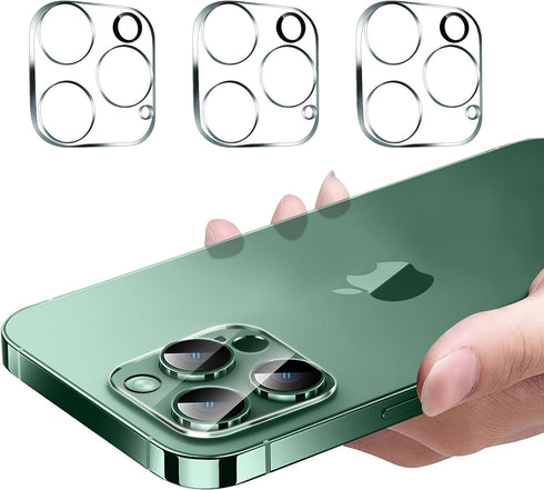 3PCS Rear Back Camera Lens Protector Tempered Glass for iPhone 13 Pro/13 Pro Max - HD Clear Full Coverage Guard...