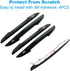 Hypersonic Black Car Door Edge Guard Trim Molding Crash Scratch Protector 4PCS...