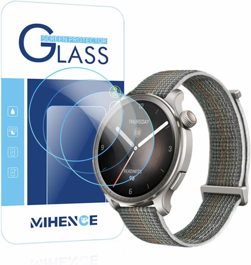 Screen Protector Compatible for Amazfit Balance Smart Watch, 9H Tempered Glass Protective Film Compatible for Amazfit Balance Smartwatch (3PCS)...