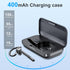 Bluetooth Headset, Wireless Bluetooth Earpiece With 400mAh Charging Case,150 Hours Talktime Hands Free Noise Canceling Headphones for iOS Android ...