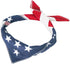 Luwint American Flag Bandana USA Patriotic Headband, Square USA Flag Scarf - Hair Wrapping Neck Head Face Scarves for Men Women, 21”x21”...
