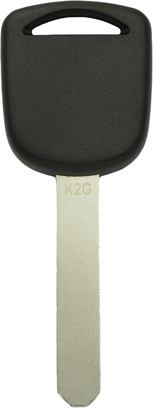 Keyless2Go Replacement for New Uncut Transponder Chip Ignition Car Key HO01...