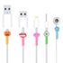 ASTARON 20 Pcs Cartoon Charger Cable Protectors USB Charger Cable Saver Silicone Flexible Cable Wire Protectors for Most Cellphone Data Lines Phon...