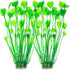 Artificial Plants Decoration Ornament for Fish Tank Aquarium Plastic Plants Tall 16 inch 2 Pack (Green)...