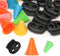 20 Pcs Colorful Knitting Needle Stoppers Double Hole Needle Point Protectors for Sewing Projects Quilting Crocheting for Beginners Knitting DIY Ar...