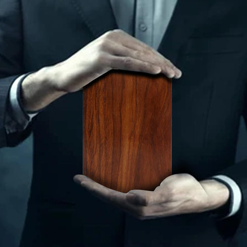 Wooden Urn for Human Ashes, Decorative and Pet Memorial Urn - Keepsake Burial Ash Box - Small (Style1, 6 X 4 X 2.75 inch)...