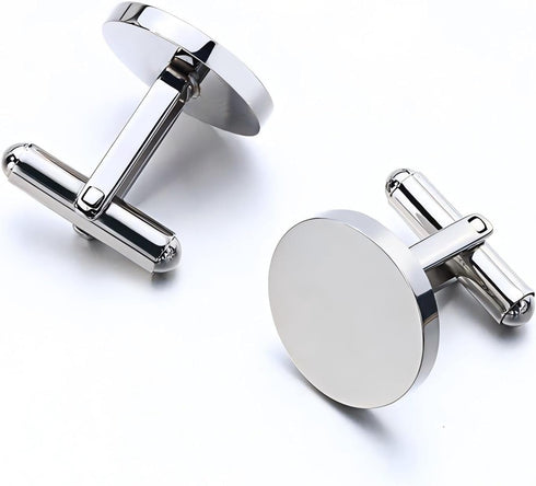 2PC CLASSIC MEN'S CUFFLINKS TITANIUM CUFFLINKS GOLD STEEL ROSE GOLD BLACK 20MM WEDDING CUFFLINKS...