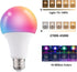 Smart Bluetooth and Wi-Fi LED Light Bulbs, Color Changing Bulb, E27 Base,10W (60W Equivalent) 900lm, Compatible with Alexa and Google Assistant, A...