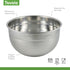 Tovolo Stainless Steel Mixing Bowls, 5.5 Qt - Metal Nesting Mixing Bowl with Rounded Lip for Easy Pour & Minimal Mess - Large & Small Dishwasher S...