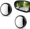 2 Pack Blind Spot Car Mirror 2 Inch Angle Adjustable HD Glass Round Car Side Rear View Convex Mirror Accessories with Frame for Car SUV Trucks Mot...