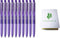 Uni-Ball Signo RT1 0.28mm - Smooth Ink Flow Gel pen, Retractable Gel Ink Pen, Ultra Micro Point, Violet - Pack of 10, Sticky Notes Value Set...