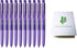 Uni-Ball Signo RT1 0.28mm - Smooth Ink Flow Gel pen, Retractable Gel Ink Pen, Ultra Micro Point, Violet - Pack of 10, Sticky Notes Value Set...