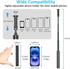 Selfie Stick Bluetooth, Lightweight Aluminum All in One Extendable Selfie Sticks Compact Design, Compatible with iPhone 16/15/14 Pro Max/14 Pro/14...