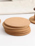 Round Trivet for Hot Pans, 6 Pack Cork Coasters for Drink, Coffee, Tea, Pots, Pans, DIY Coaster Crafting 4inch...