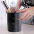 Kitchen Utensil Holder, 3.9x5.1in Utensil Holder for Kitchen Counter Stainless Steel Utensil Holder Spoon Holder Black Utensil Holder Cooking Uten...
