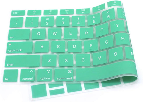 Se7enline Compatible with MacBook Air Keyboard Cover 13 inch 2018/2019/2020/2021/2022/2023/2024 for MacBook Air 13-Inch Touch ID with Retina Displ...