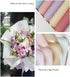 JPORSHU 20 Sheet Gold Edge Flower Wrapping Paper?Waterproof Floral Bouquet Wrapping Paper Florist Bouquet Supplies for DIY Crafts Packaging Bouque...