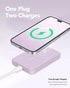 Portable Power Bank 6500mAh Foldable Magnetic Battery Pack Fast Charging Wireless Power Bank Compatible with iPhone 15/14/13/12 Series...