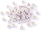 Cheriswelry 200pcs 7mm White Gold Acrylic Heart Beads Flat Round Disc Coin Heart Pony Beads for DIY Bracelet Necklace Jewelry Making Supplies...