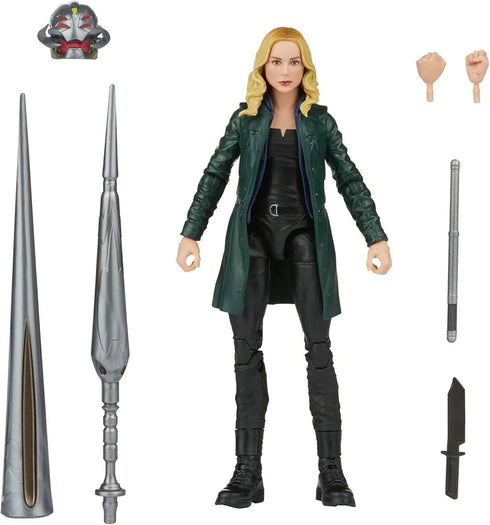 Marvel Legends Series Sharon Carter 6-Inch Action Figure, Disney+ Series, MCU, Includes 4 Accessories & 2 Build-A-Figure Parts...