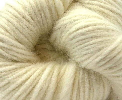 | Undyed White Cheviot Super Bulky (Chunky) Weight Yarn Hank | 200 Grams, Approx 130 Yards......