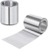 4'' x 20' Aluminum Flashing Roll - Roof Flashing, 0.2mm Thickness Aluminum Roof Panels, Metal Roof Flashing for Sealing Windows Doors, Shed Weathe...