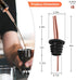 Liquor Bottle Pourers - 8 Pack Stainless Steel Classic Bottle Pourers with Clean Brush, Rustproof Metal Alcohol Pouring Tubes For Bars, Clubs, Res...
