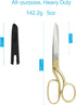 LIVINGO Professional Fabric Sewing Scissors: Multipurpose Heavy Duty Forged Stainless Steel Sharp Bent Blade Dressmaker Classic Cutting Leather Cl...