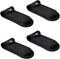 Pocket Holder Nylon Folding Pocket, Knife Sheath Holster with Belt Loop and Snap Closure,4pcs Black...