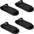Pocket Holder Nylon Folding Pocket, Knife Sheath Holster with Belt Loop and Snap Closure,4pcs Black...