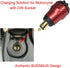 Aluminum Alloy Quick Charge 3.0 Dual Motorcycle USB Charger for BMW Motorcycle Charger for Triumph Tiger Ducati Cigarette Lighter Voltmeter QC3.0 ...
