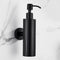 BATHSIR Matte Black Soap Dispenser, Refillable Shower Soap Dispenser Wall Mounted, Stainless Steel Clear Hand Soap Dispenser with Pump for Bathroo...