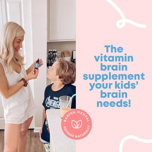 JoySpring Kids B Complex Vitamins | Vitamin B Complex Liquid Drops Aid in Attention & Focus | Nootropics Brain Support Supplement | with Elderberr...