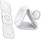 Wireless Charging Pad for Apple Multiple Devices ?3 in 1 Magnetic Foldable Travel Charging Station for iPhone 15 14 13 12 Pro Max Plus Watch & Air...
