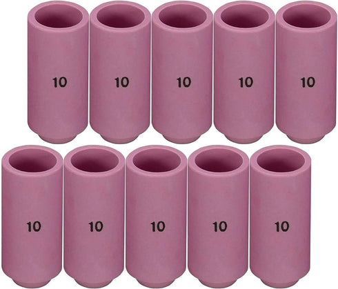 RIVERWELD TIG Alumina Nozzles Ceramic Shield Cup 10 10N45 5/8" Orifice Fit DB PTA SR WP 17 18 26 TIG Welding Torch 10pk...