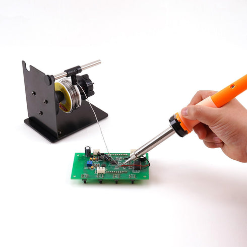 Noah soldering wire Bracket, Soldering Wire Stand Wire Roll Holder Reel Dispenser tin wire frame Spool Feeder, for Welding Tool Welding Wire, blac...