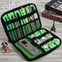 1pack Travel Electronics Cable Organizer Bag Portable Storage Case for Mobile Phone Hard Drive Cords USB Cables Charger Organizer...